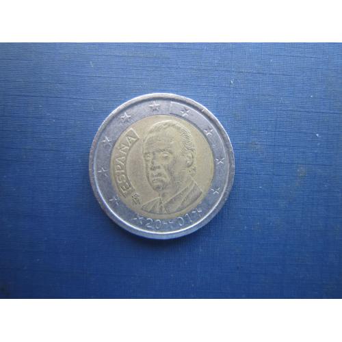 Монета 2 евро Испания 2001