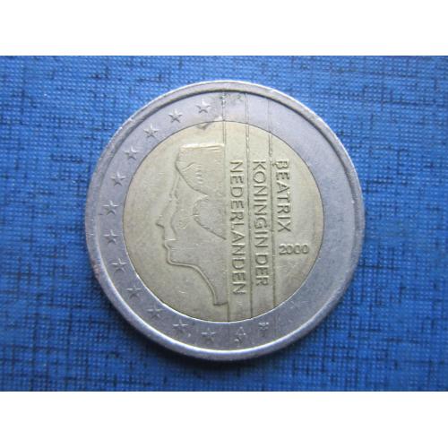Монета 2 евро Нидерланды 2000