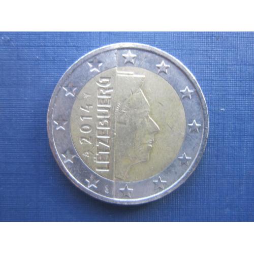 Монета 2 евро Люксембург 2014