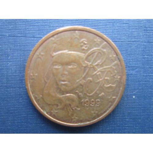 Монета 2 евроцента Франция 1999