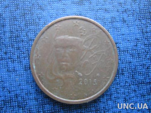 монета 2 евроцента франция 2015
