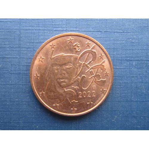 Монета 2 евроцента Франция 2022