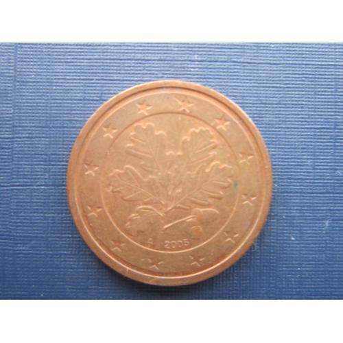 Монета 2 евроцента Германия 2005 А