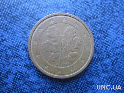 монета 2 евроцента Германия 2006 A
