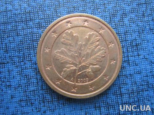 монета 2 евроцента Германия 2009 A
