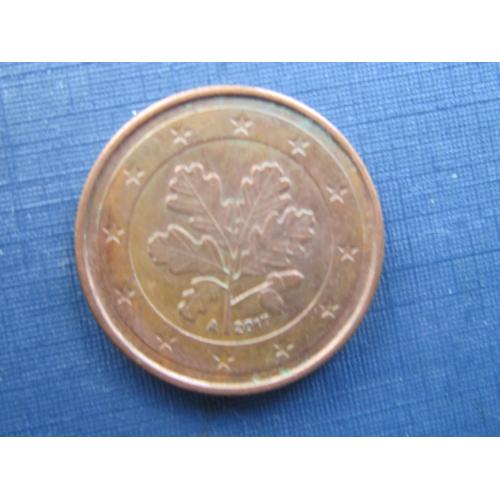 Монета 2 евроцента Германия 2017 А