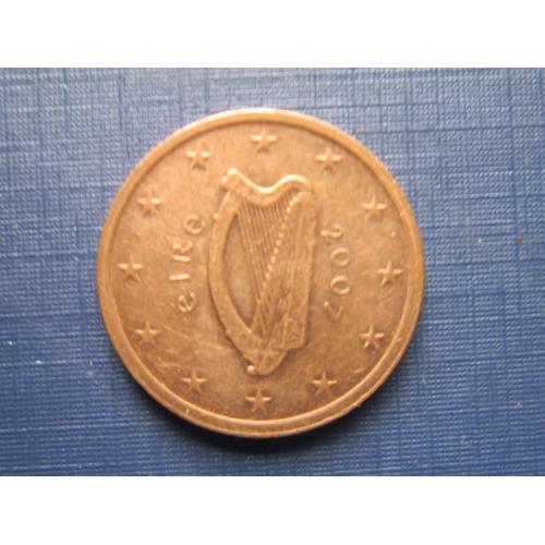 Монета 2 евроцента Ирландия 2007