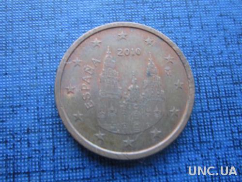 монета 2 евроцента Испания 2016
