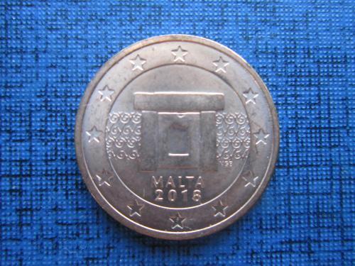 монета 2 евроцента Мальта 2018