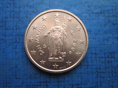 Монета 2 евроцента Сан-Марино 2006