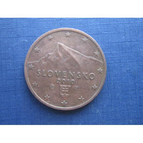 Монета 2 евроцента Словакия 2010