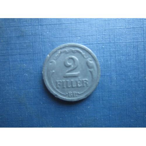 Монета 2 філера Угорщина 1943