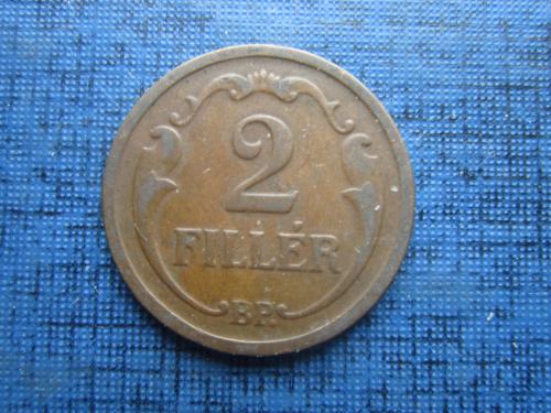 Монета 2 филлера Венгрия 1931