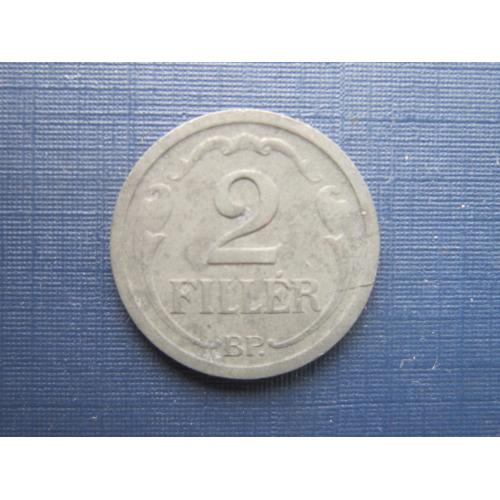 Монета 2 филлера Венгрия 1943