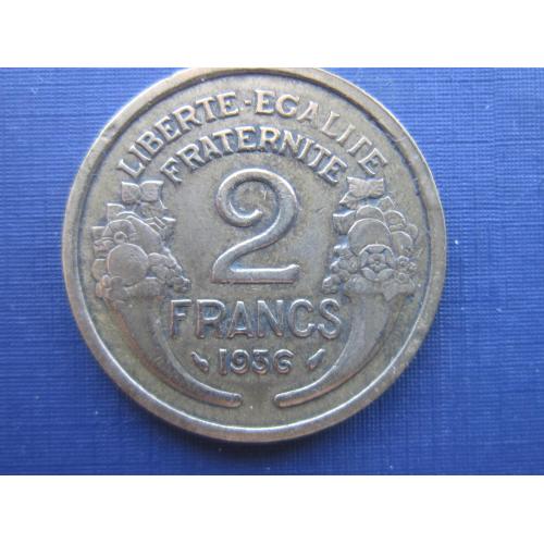 Монета 2 франка Франция 1936