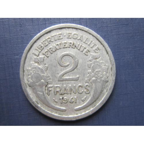 Монета 2 франка Франция 1941