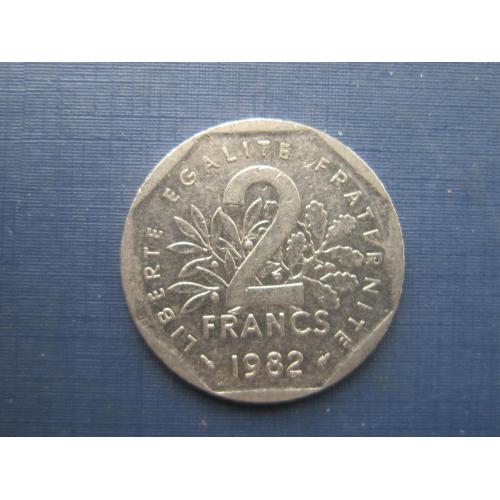 Монета 2 франка Франция 1982