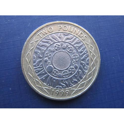 Монета 2 фунта Великобритания 1999
