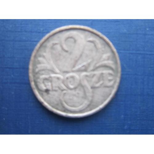 Монета 2 гроша Польша 1931