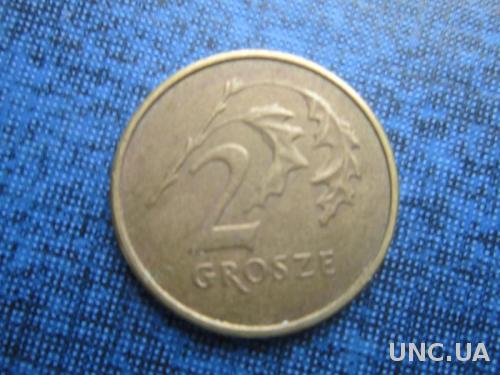 монета 2 гроша Польша 1999

