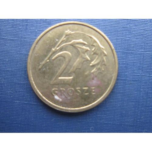 Монета 2 гроша Польша 2000