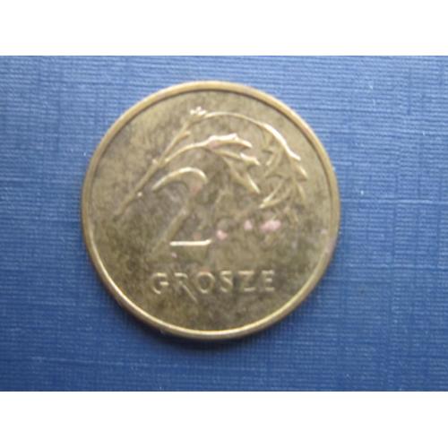 Монета 2 гроша Польша 2002