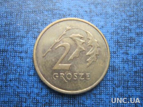 монета 2 гроша Польша 2007
