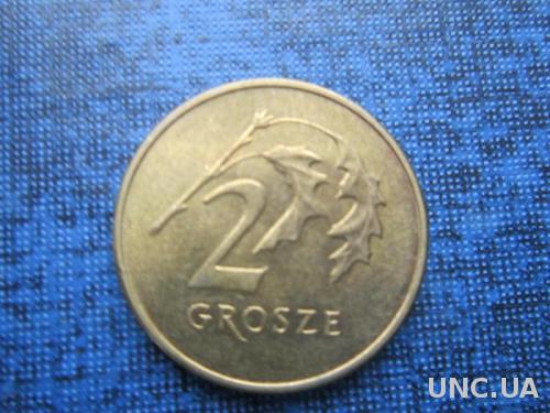 монета 2 гроша Польша 2010
