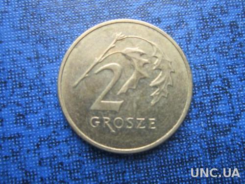 монета 2 гроша Польша 2011
