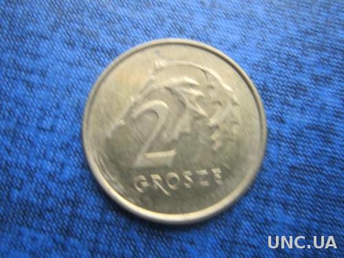 монета 2 гроша Польша 2013
