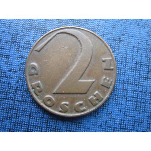 Монета 2 грошен Австрия 1926