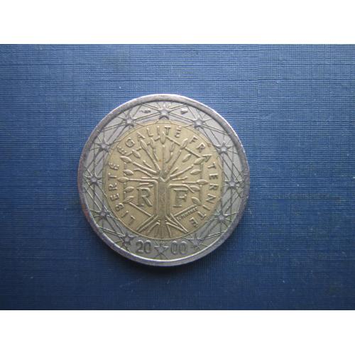 Монета 2 євро Франція 2000