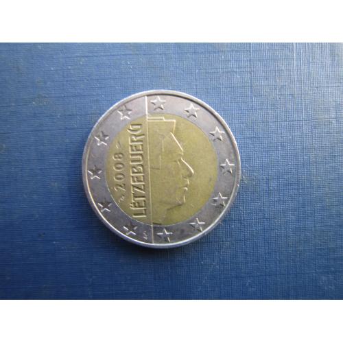 Монета 2 євро Люксембург 2008