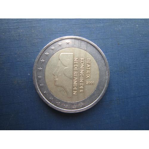 Монета 2 євро Нідерланди 2000