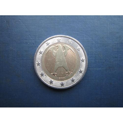 Монета 2 євро Німеччина 2010 F
