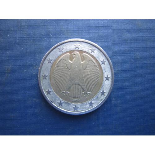 Монета 2 євро Німеччина 2010 J
