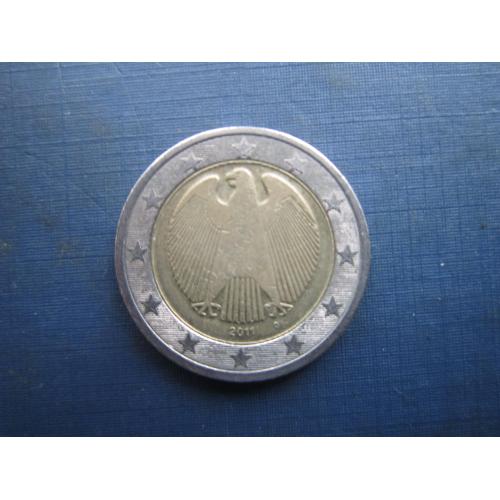Монета 2 євро Німеччина 2011 D