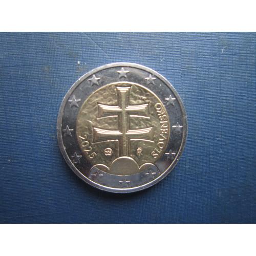 Монета 2 євро Словаччина 2025