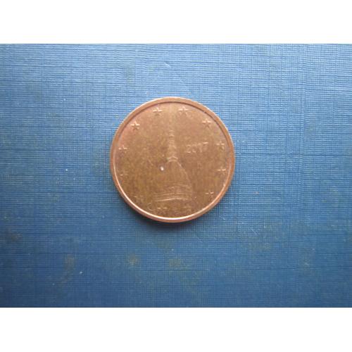 Монета 2 євроцента Італія 2017