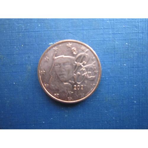 Монета 2 євроценти Франція 2021