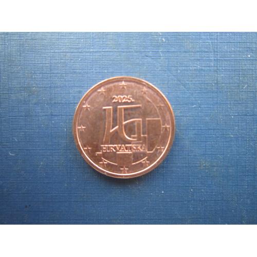 Монета 2 євроценти Хорватія 2025