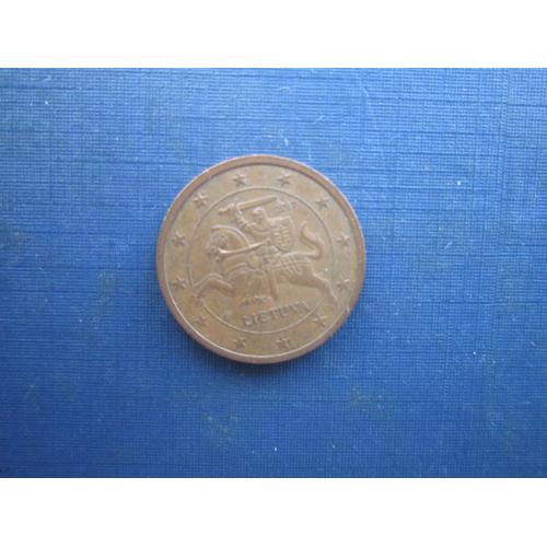 Монета 2 євроценти Литва 2017