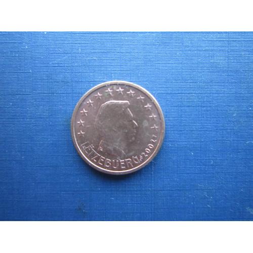 Монета 2 євроценти Люксембург 2002