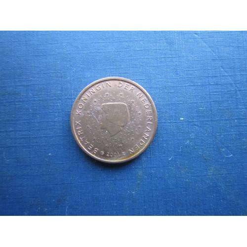 Монета 2 євроценти Нідерланди 2001