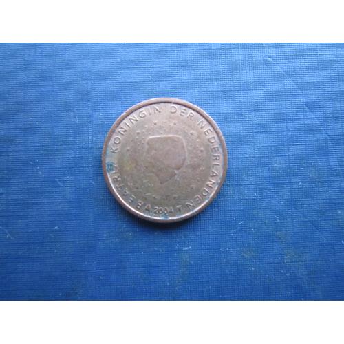 Монета 2 євроценти Нідерланди 2004