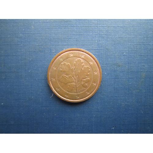 Монета 2 євроценти Німеччина 2005 D