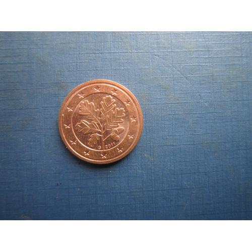 Монета 2 євроценти Німеччина 2011 G