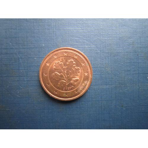 Монета 2 євроценти Німеччина 2017 J