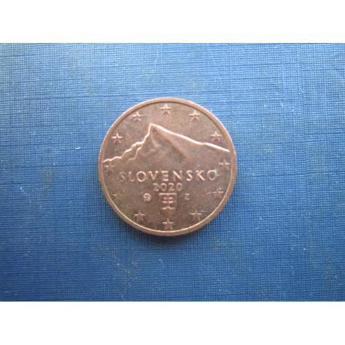 Монета 2 євроценти Словаччина 2020
