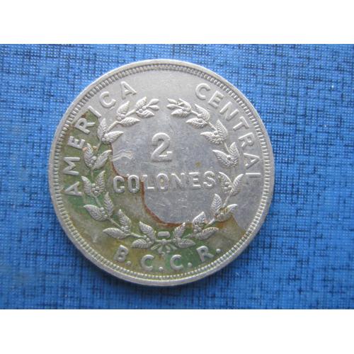 Монета 2 колон Коста-Рика 1978